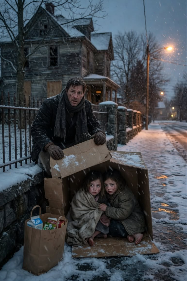 BILLIONAIRE FINDS FROZEN TWIN GIRLS IN A BOX — Moments later, a black limousine appears