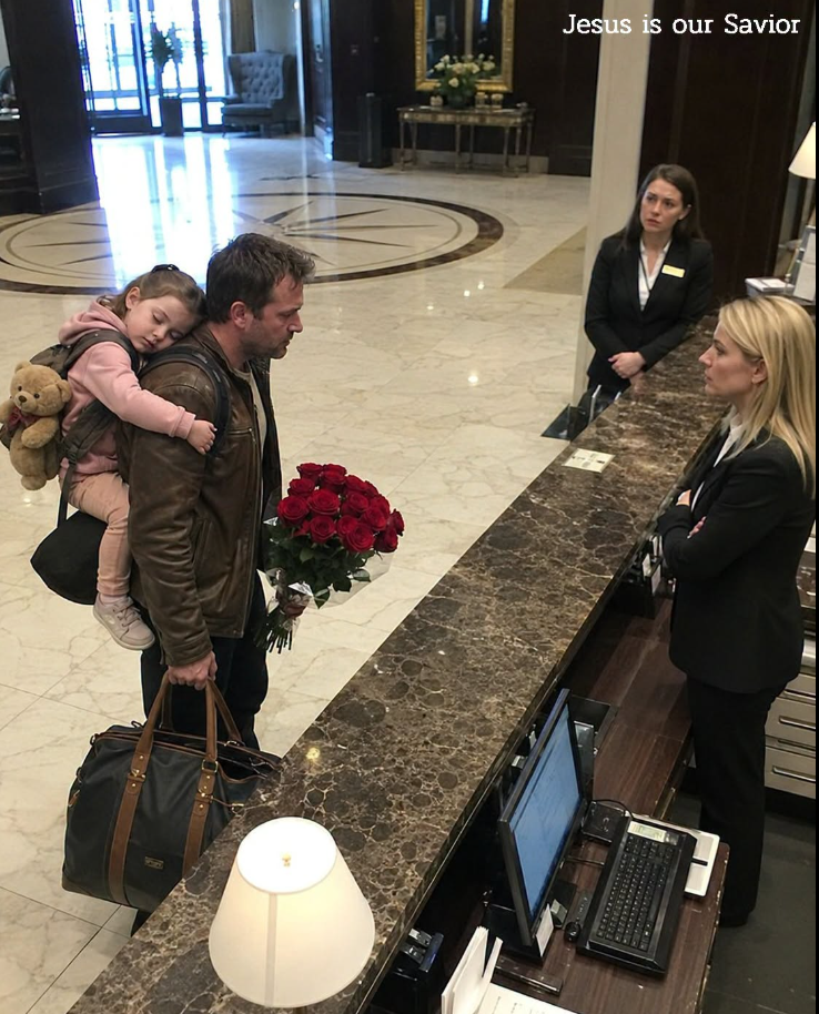 A Widowed Father Was Rejected at the Front Desk of the Very Hotel He Owned While Carrying His Sleeping Daughter. By the Time the Staff Discovered Who He Really Was, Their Mistake Couldn’t Be Undone.