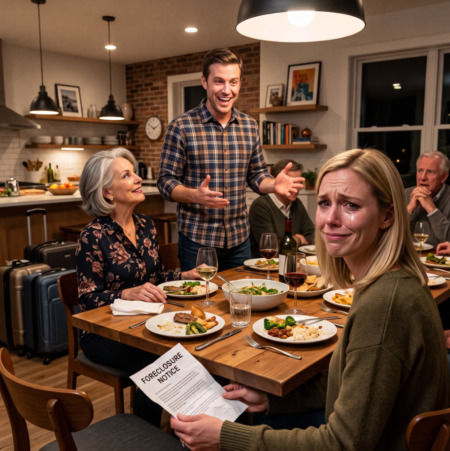 "Surprise! I’ve given the house to Mom," my husband