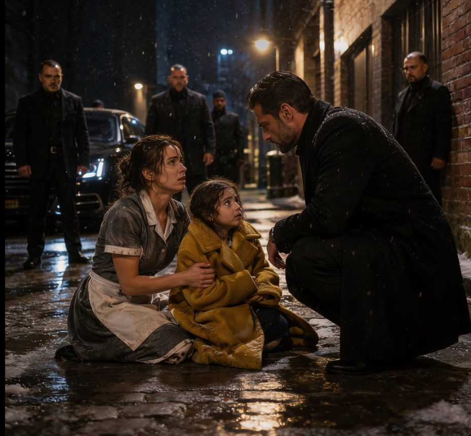 She Gave Her Last Warm Coat to a Freezing Little Girl in a Chicago Alley—But When the Child’s Mafia Boss Father Found Her, His Cruel Mistake Destroyed Her Life Before Love Forced Him to Save Her