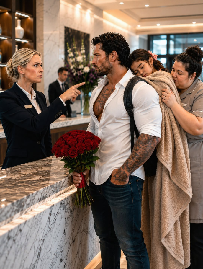 They Humiliated the Plus-Size Maid for Protecting a Shivering Girl—Then Her “Poor Father” Revealed He Was the Mafia King Who Owned the Hotel Empire