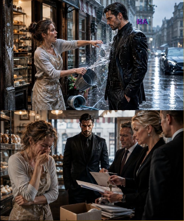 She Soaked a Stranger Outside Her Failing Bakery... Then the Mafia Boss Who Fell for Her Became the Weapon Someone Used to Take Everything She Owned