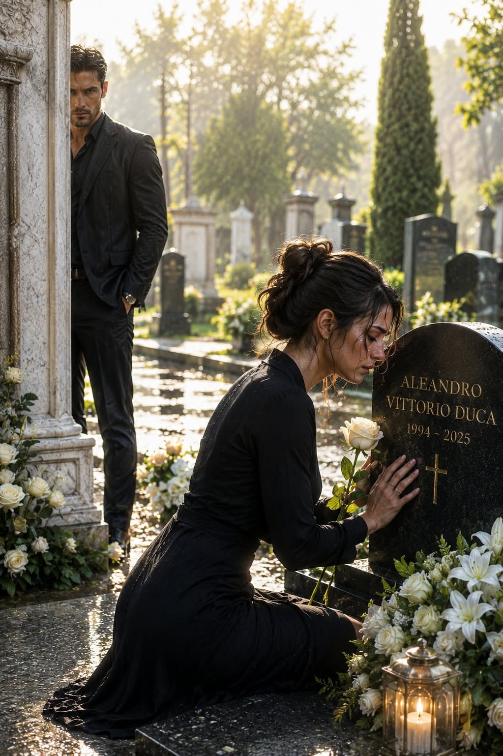 She Whispered Her Regrets at His Grave — Not Knowing the Mafia Boss Heard Every Word