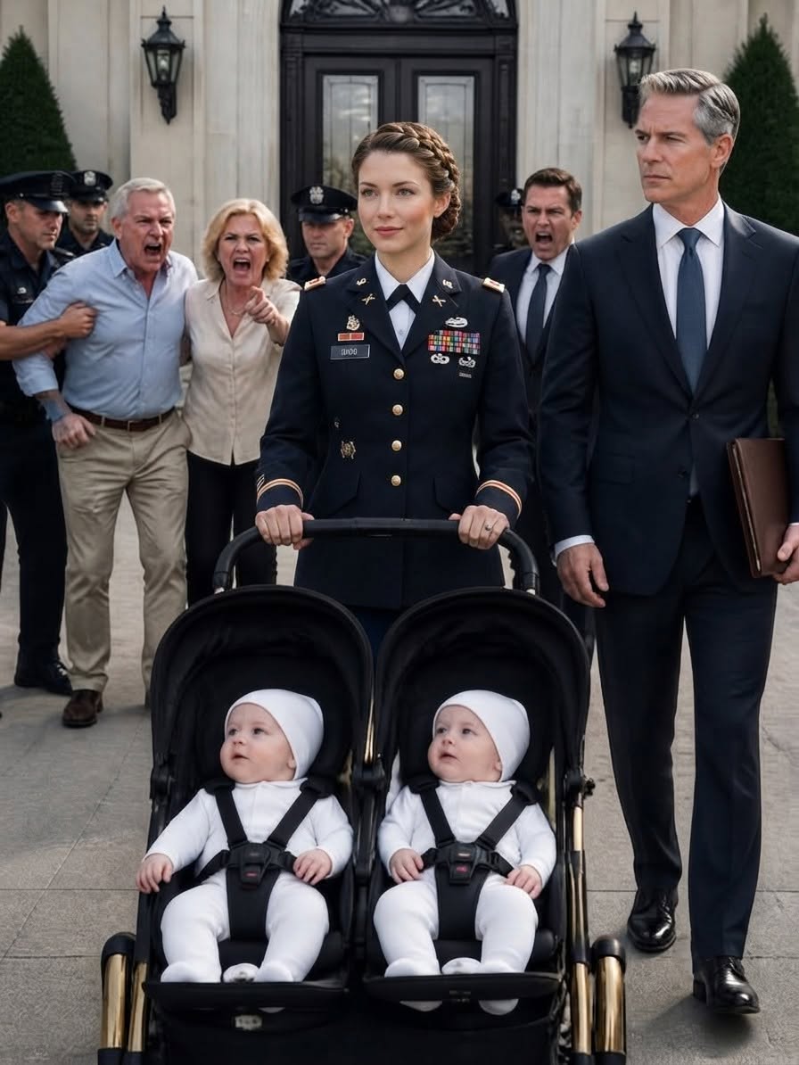a.While carrying our twins, I stayed silent as the community credited my husband's mistress with saving his parents' property. Days later, he served me divorce papers in the hospital, calling me worthless and leaving without realizing my true rank as a U.S. Army colonel. He thought he had won, until I showed up again with a military escort, senior officers, and law enforcement standing behind me.