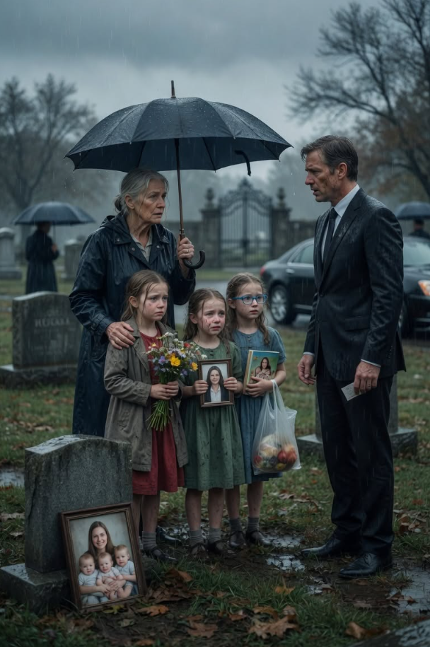 1.TRIPLETS cry in the RAIN for their MOM — BILLIONAIRE whispers: “YOU are MY DAUGHTERS”
