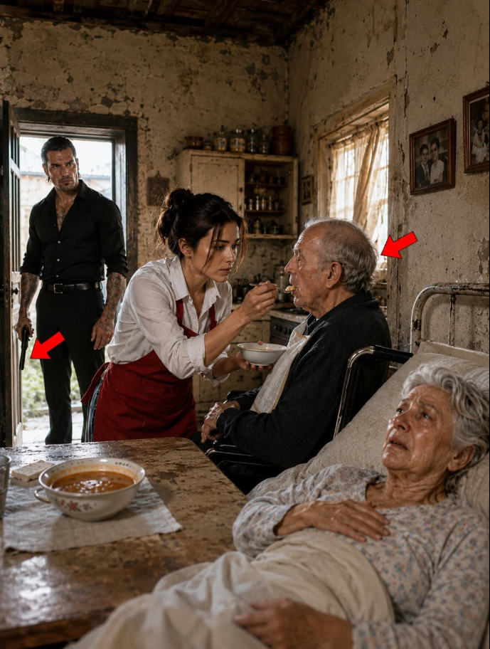 THE MAFIA BOSS FOUND A BROKE SINGLE MOM FEEDING HIS DYING FATHER—THEN CLAIMED HER AND HER SON WHEN HER VIOLENT EX CAME BACK FOR BLOOD MONEY