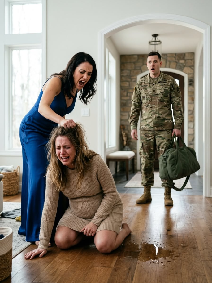 Eight Months Pregnant, I Refused to Hand Over the $150,000 My Husband Had Saved for Our Unborn Twins While He Was Overseas. My Sister-in-Law Responded by Punching Me in the Stomach and Leaving Me Fighting for My Babies’ Lives. She Thought She Had Erased the Truth… Never Realizing Every Second Had Been Captured on Camera.