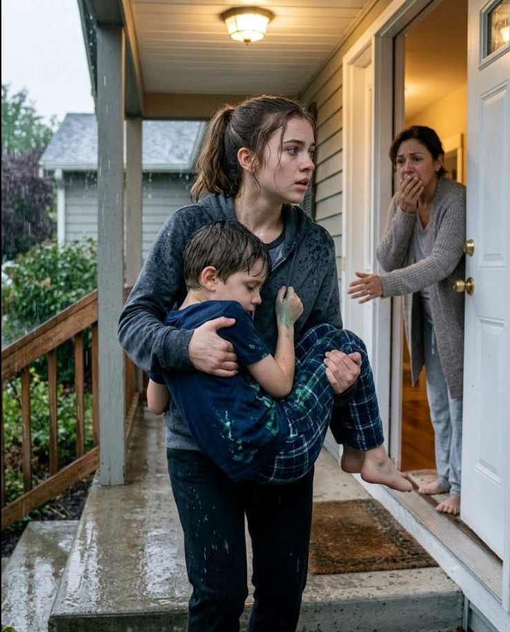 My autistic little brother was still shaking when Mom slid me a handwritten statement saying Graham fell and I attacked her boyfriend Austin. 'Sign it, or I call the police on you,' she said. I set my phone on speaker, and the 911 dispatcher was still on the line. Her face went pale.