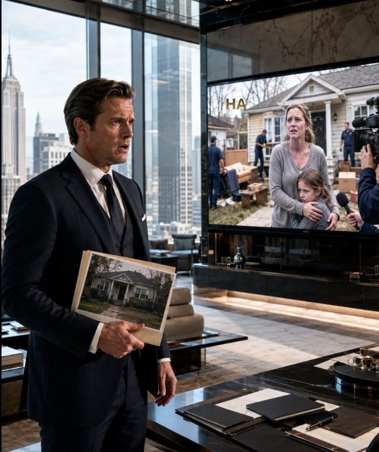 The Billionaire Watched a Single Mother Lose Her Home on Live TV, Then the Address Exposed the Cruelest Secret in His Empire