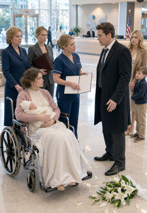 My Husband Brought His Mistress and Her Son to Pick Me Up After My C-Section and Mocked Our Baby Girl—He Thought I'd Give In, Until a Nurse Opened My File and One Sentence Made Him Drop the Flowers...