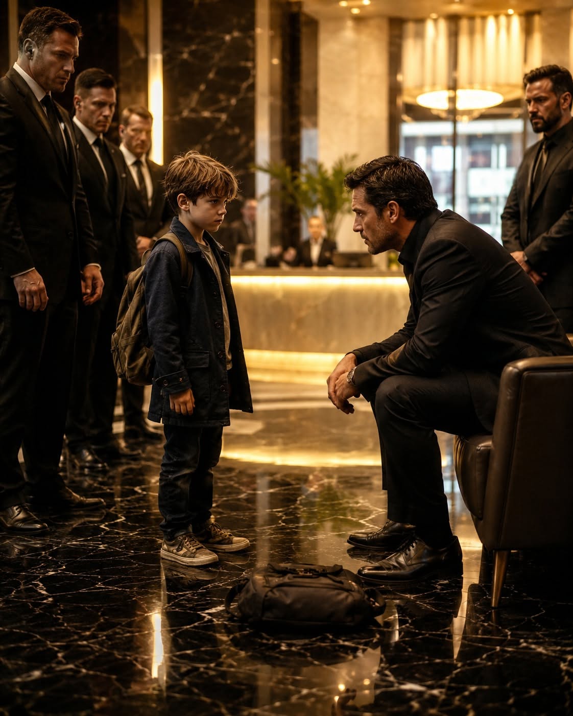 A nine-year-old boy dropped a torn backpack at the feet of the most feared mafia king in Boston and quietly said, ""I've spent four months collecting what's inside."" Minutes later, the man who made an entire city tremble realized the person betraying him wasn't an enemy... it was someone he trusted more than anyone.