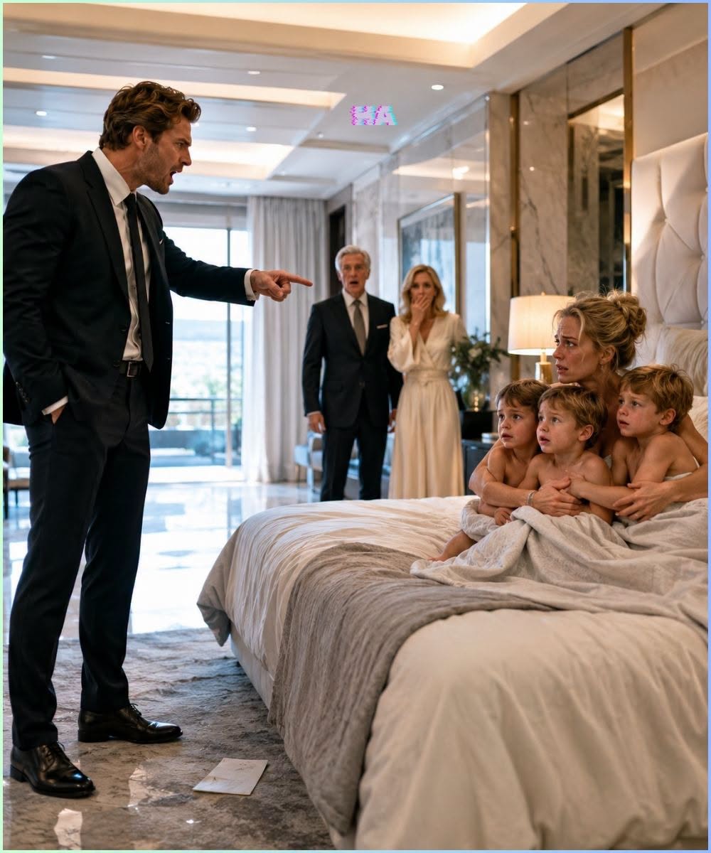 The Millionaire Boss Fired the Quiet Maid He Found in Bed With His Triplets, but the Note She Left Behind Exposed Who Had Been Abandoning Them All Along