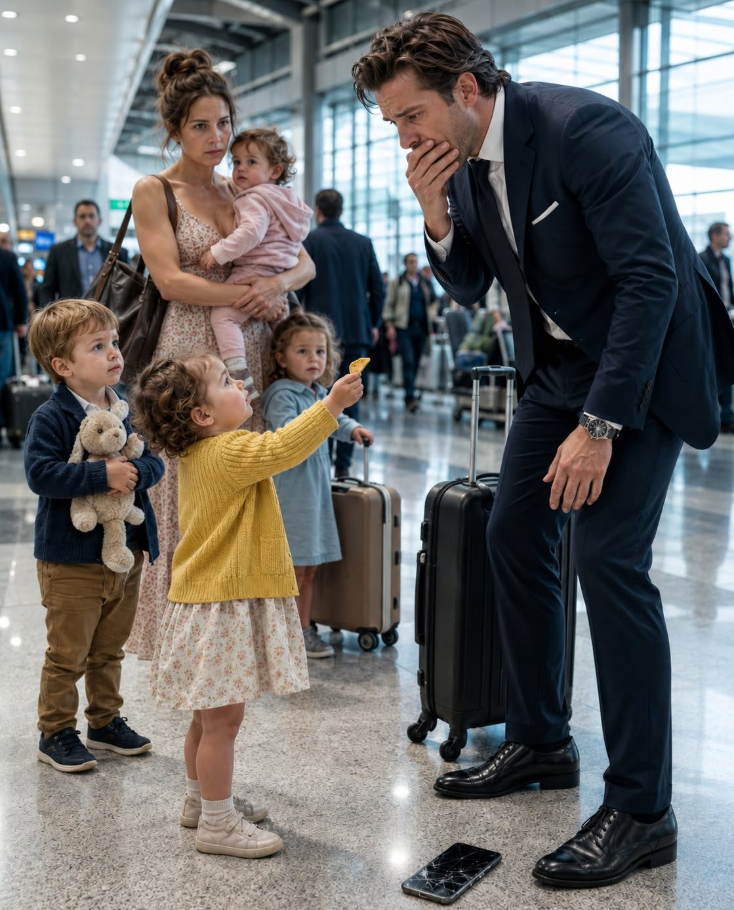 He Told Her to Raise the Baby Alone — 18 Months Later, He Saw Three Little Faces at the Airport and Couldn’t Breathe