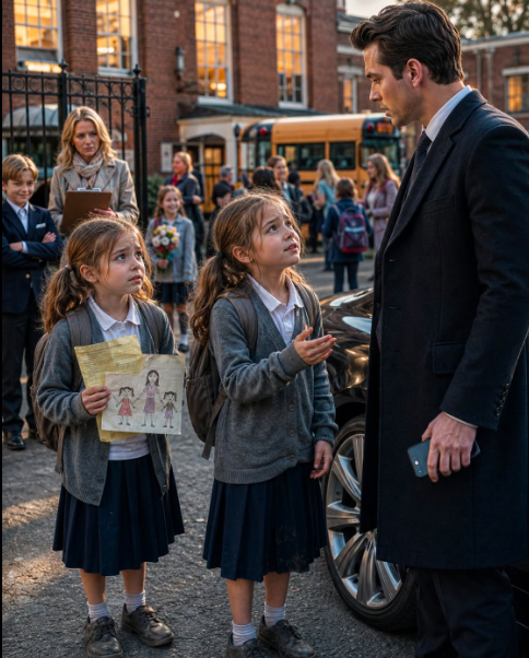 1.POOR TWINS ASK A YOUNG BILLIONAIRE TO BE THEIR DAD AT SCHOOL HIS ANSWER