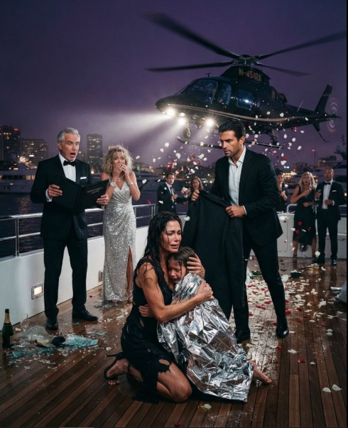 At my sister’s engagement party, my own mother shoved me and my five-year-old daughter off a luxury yacht into the freezing harbor.