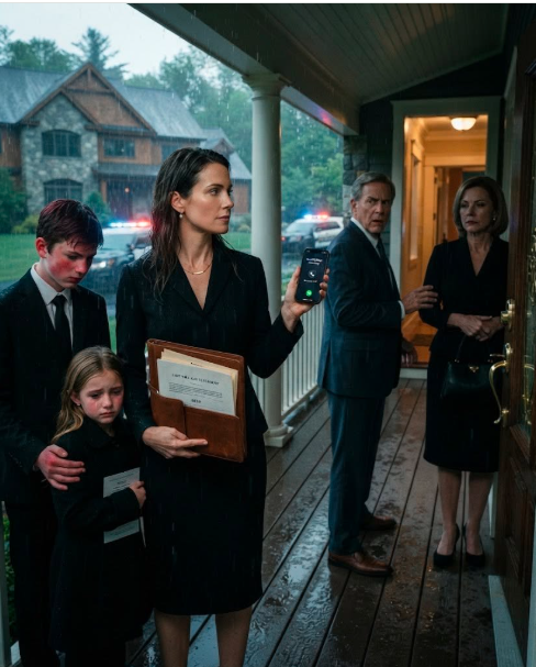 Hours after my husband’s funeral, his parents locked my children and me out of our own house.