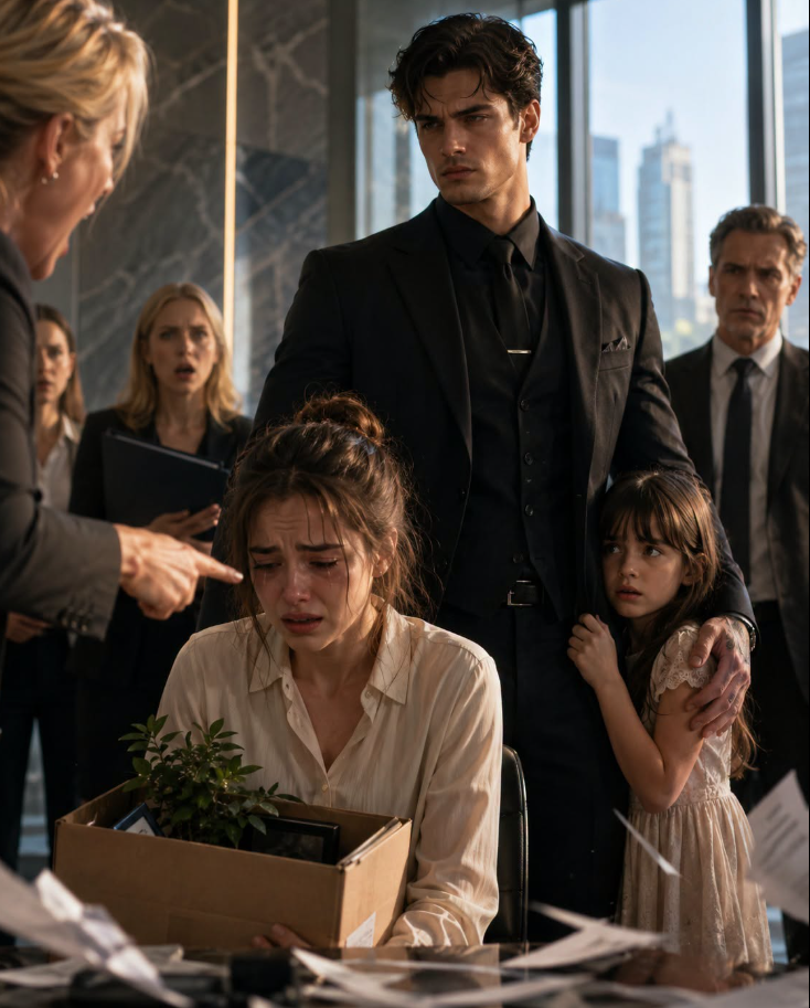 the mafia boss watched them fire her for saving his autistic daughter — then he walked in and burned the whole store down.