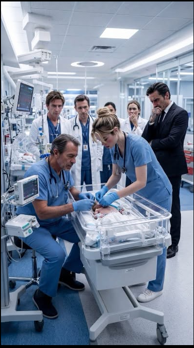 Fifteen specialists watched the crime boss's newborn nephew flatline — then a broke night nurse broke every rule in the room.