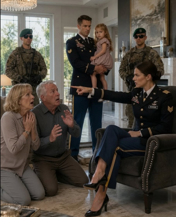 "I never imagined my own parents would leave my six-year-old daughter standing alone in a downpour because they decided my sister's children mattered more. But what they didn't know was that the little girl they abandoned was the daughter of a senior United States Army officer—and the cruel decision they made that afternoon was about to expose a family secret they had depended on for years.