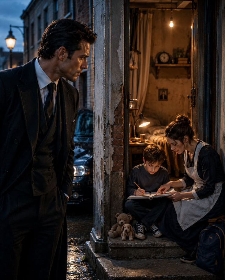The Mafia Boss Secretly Followed the Maid’s Toddler Home—But What He Saw Broke His Heart