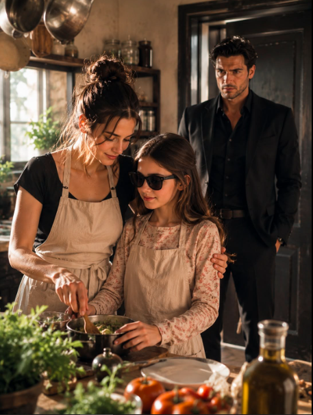 The Mafia Boss Found a Waitress Cooking with His Blind Daughter—Her Reason Shattered Him
