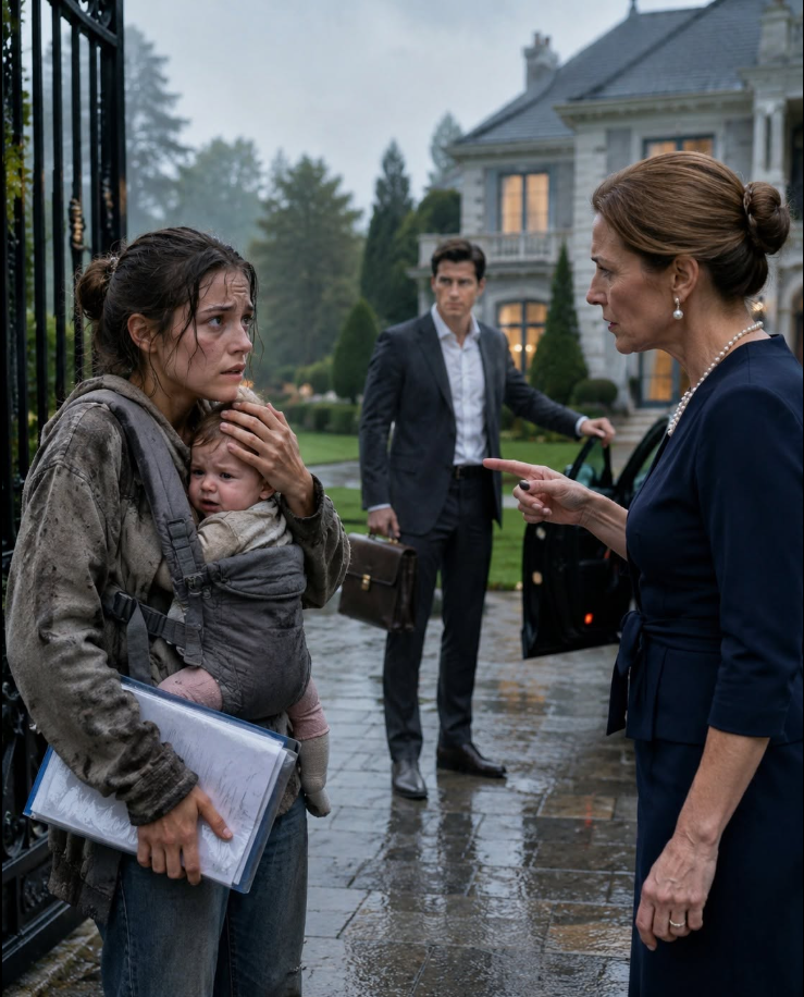 A New Gardener Arrives With a Baby on Her Back—The Young Millionaire Is Stunned...
