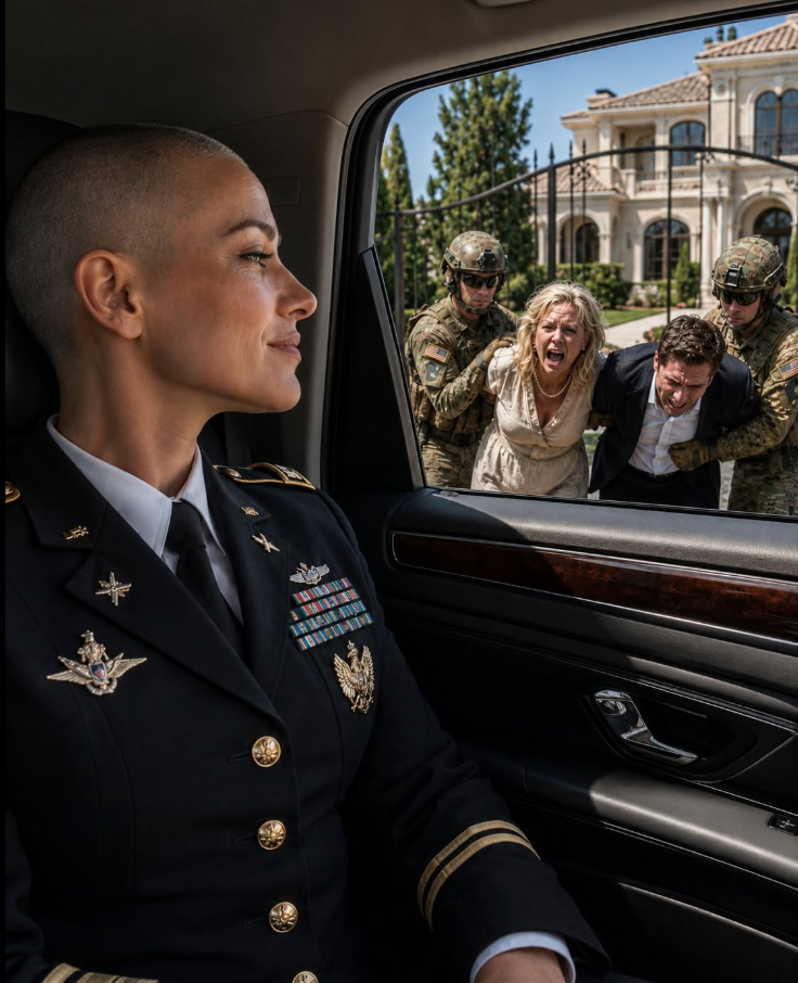 My mother-in-law shaved my head while I slept on the very night the United States Army promoted me into one of the most important commands of my career. When I woke with blood on my pillow, my husband looked at the damage and said, “Hair grows back. Learn to obey.” I didn’t scream—I quietly began destroying the life they thought they controlled.