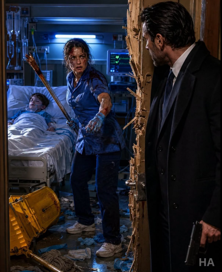 The Mafia Boss Stormed Into the Hospital to Kill Whoever Threatened His Son—But Found a Bleeding Janitor Guarding the Boy With a Broken Mop