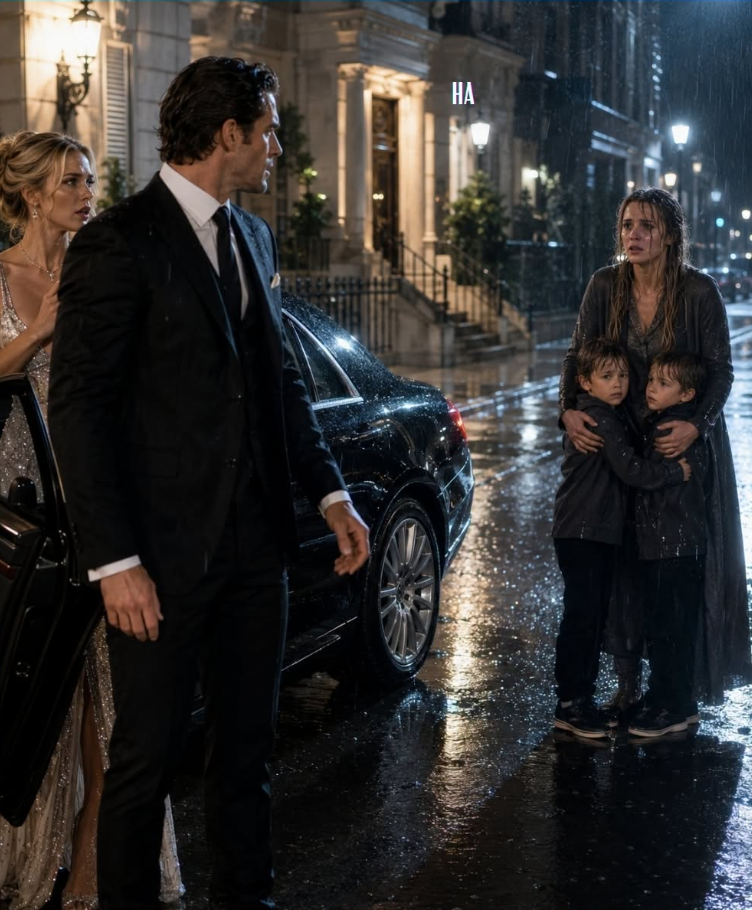 The Mafia Boss Was Taking His Fiancée Home Until He Saw His Ex in the Rain With Twins Who Had His Eyes