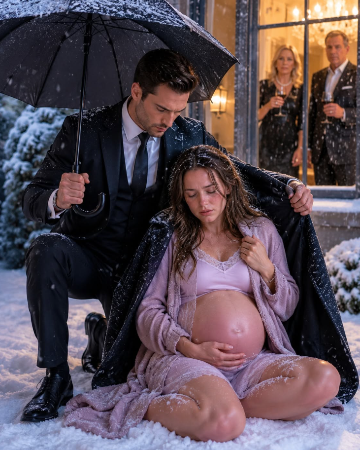 I came home expecting to surprise my wife and finally hold my baby son after eighteen months away building my company overseas. Instead, I found my wife barefoot in a blizzard, curled around our six-month-old baby on my own front porch while my parents celebrated inside my house as if they had already erased us from existence. They believed they had won—but they had no idea I was carrying one secret that would destroy every lie they had built.