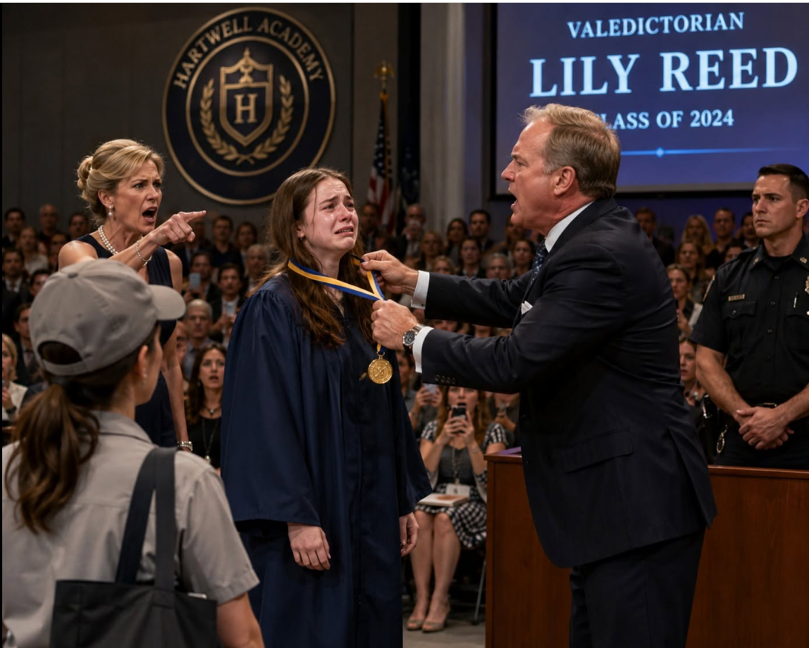 “Take that medal off her. She didn’t earn it.”