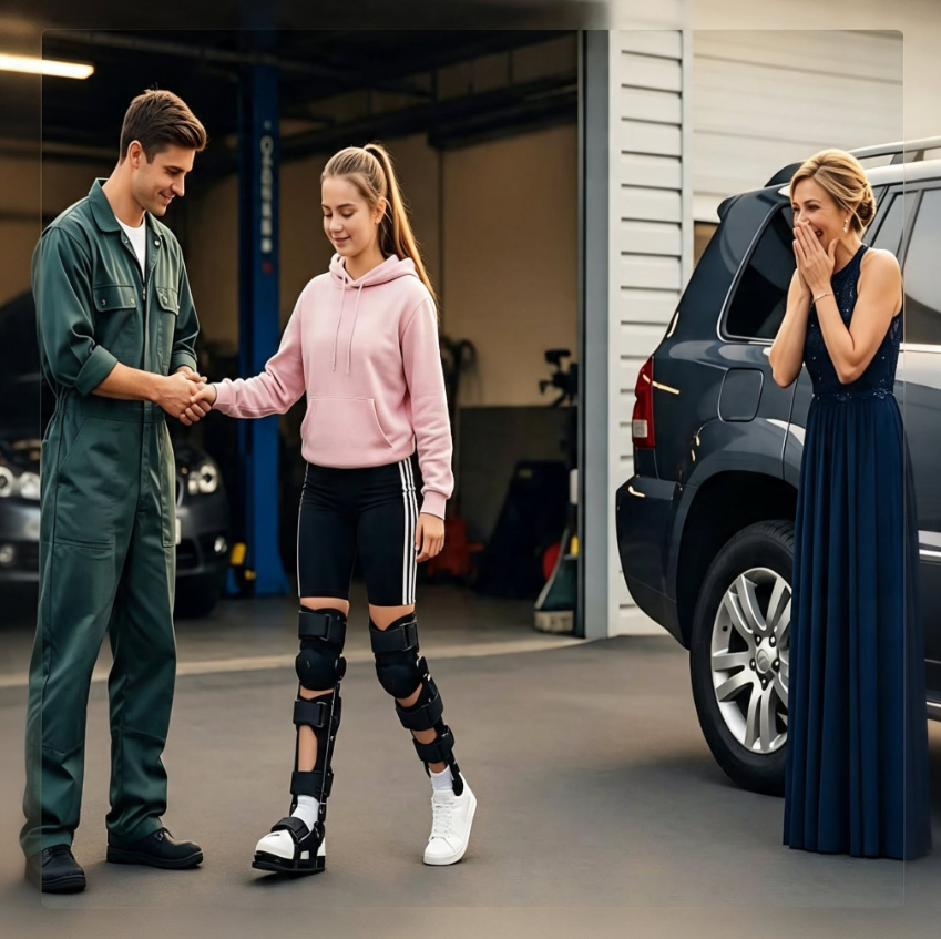 A Poor Mechanic Fixed The Billionaire’s Disabled Daughter’s Braces—But When The Girl Walked Without Pain, Her Mother Broke Down And Discovered A Miracle Money Couldn’t Buy