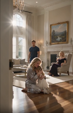 The secret behind the "incapacitated" father-in-law is about to cost Julian everything.The crystal chandelier overhead cast a cold, fractured light across the polished hardwood floors of the Vance-Crestmont estate. For five years, Evelyn had called this mansion a home. Tonight, it felt like a gilded cage where her execution was being televised to an audience of two.