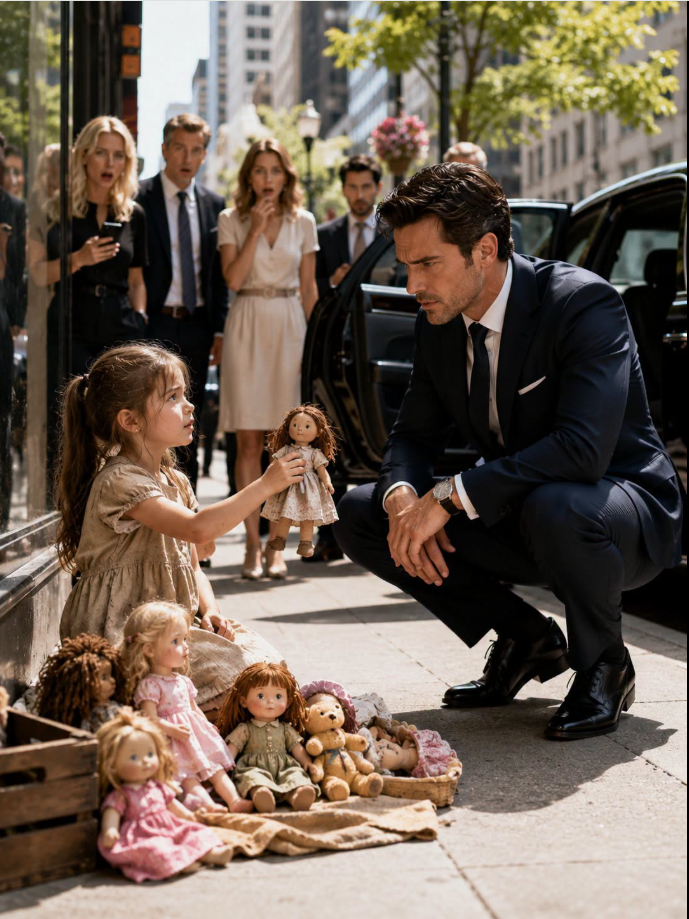 Poor Girl Sells Dolls To Buy Medicine — A Billionaire Hears Her Story And Shocks Everyone
