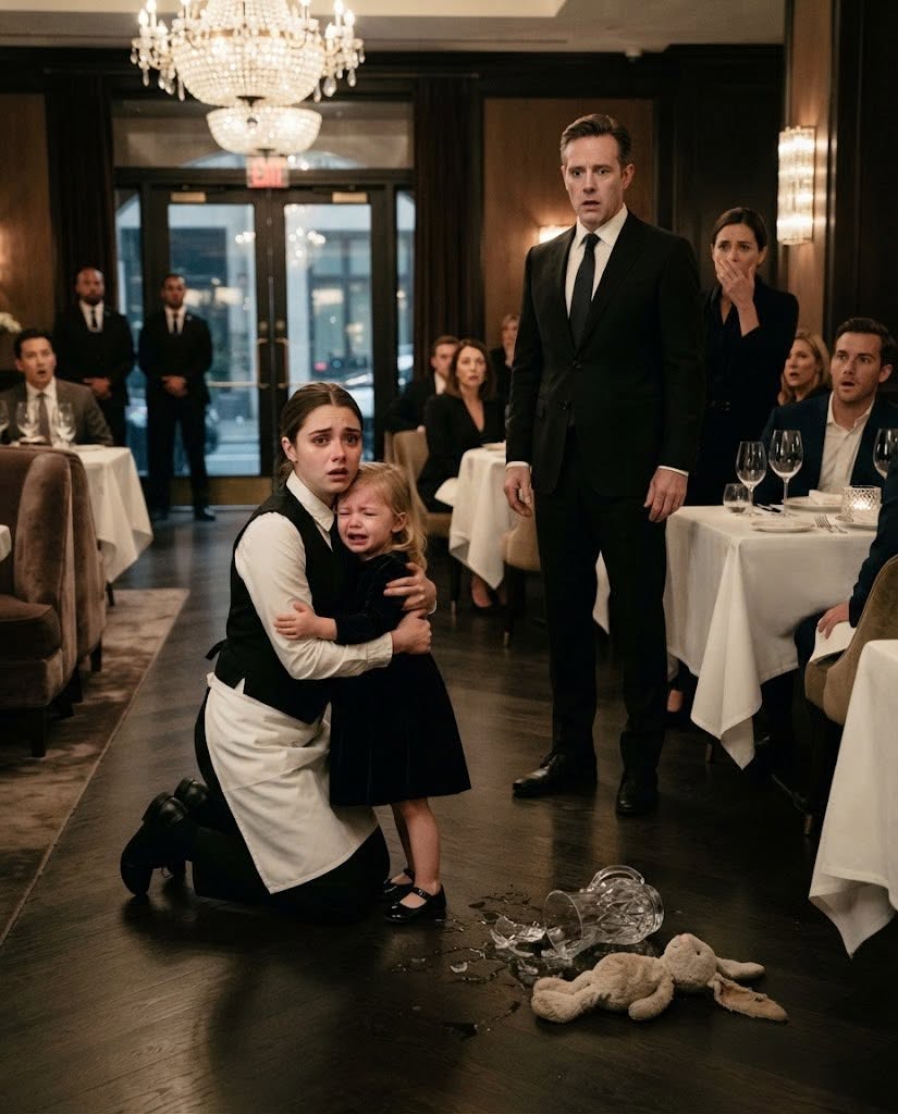 The billionaire’s silent daughter grabbed a waitress in the middle of a Manhattan restaurant and screamed, "Mommy!"