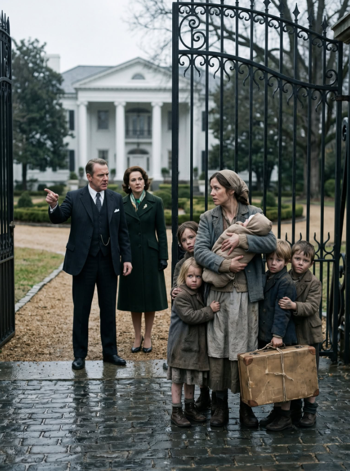 They Threw Me And My Six Children Into A Thunderstorm Before My Husband’s Grave Was Even Settled — Screaming That The Ranch Belonged Only To “Real Blood” … Never Knowing The Secret He Left Behind Would Destroy The Entire Blackwood Family.