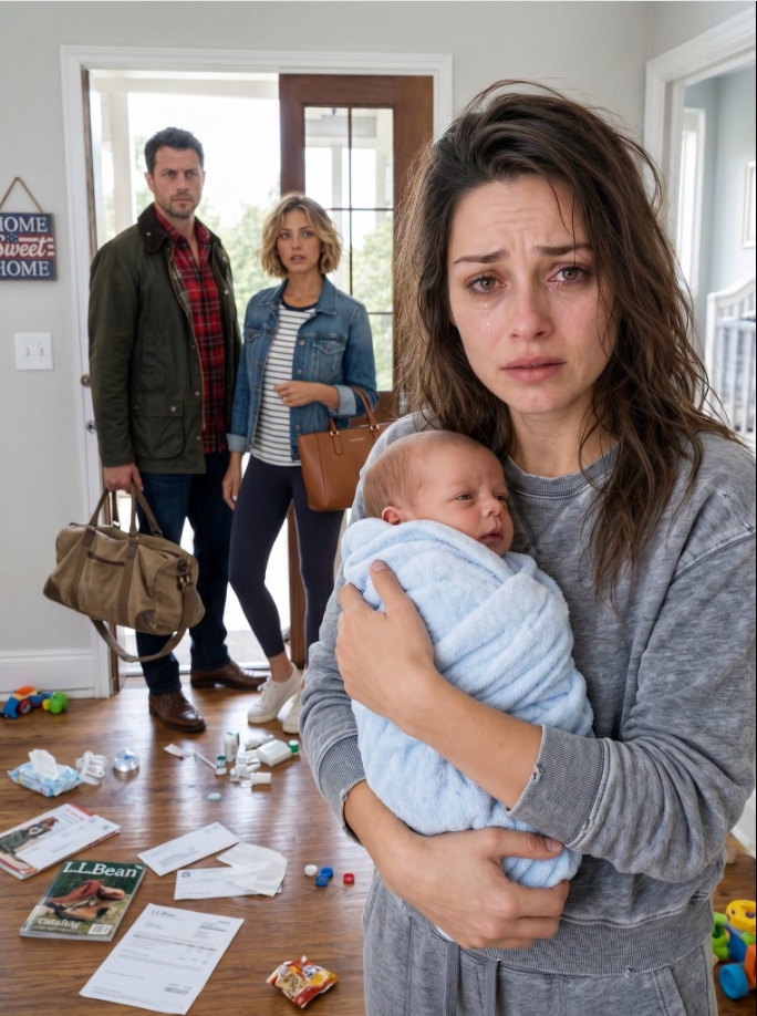 My husband left me and our three-day-old son, trembling with a fever, so he could fly away with his mistress.