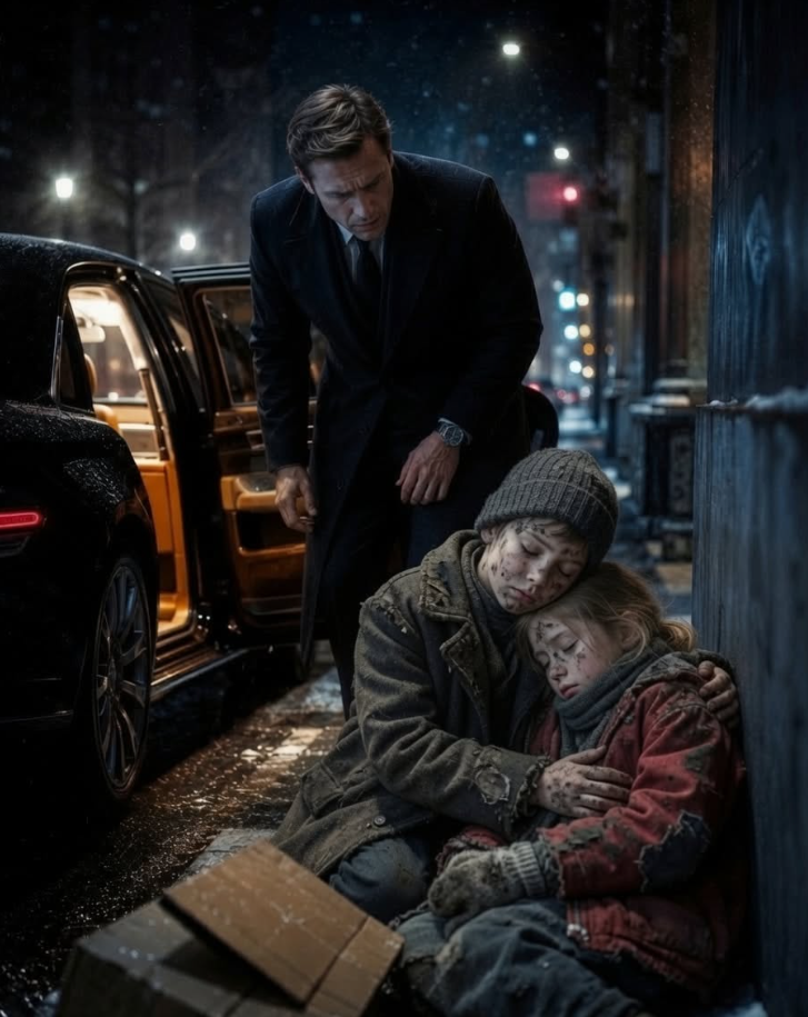 25.Billionaire Finds Two Children Freezing in a Blizzard — What He Does Next Changes Their Lives