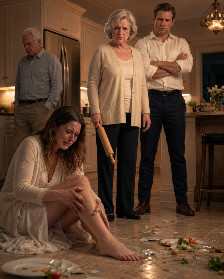 “Leave Her There—She Deserves It.” My Mother-in-Law Crushed My Leg With a Rolling Pin While My Husband Watched—But Three Days Later, the Hospital Set a Trap That Destroyed Every Lie They Had Told