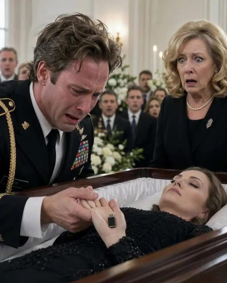 d.I returned home from military service, hoping to see my wife's smile. Instead, I found a coffin in the middle of the living room. ""She d:ied in childbirth...