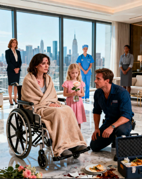 d.They Left the Paralyzed Billionaire Starving in Her Manhattan Penthouse—Until a Single Dad’s 5-Year-Old Daughter Walked In