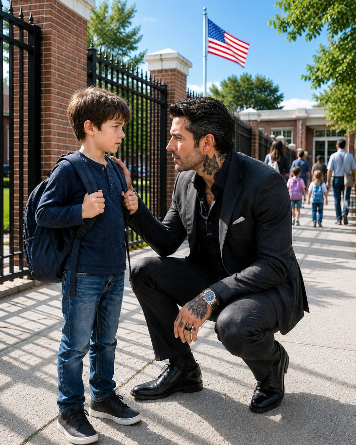 A seven-year-old boy stopped me outside school and asked me to walk him home because “nobody believes me.” He had no idea I was Dante Moretti—known in certain circles as “The Wolf,” the man who controlled half the city’s underground empire—but when he opened his front door, I recognized something inside that house connected to a betrayal my organization had been hunting for years.