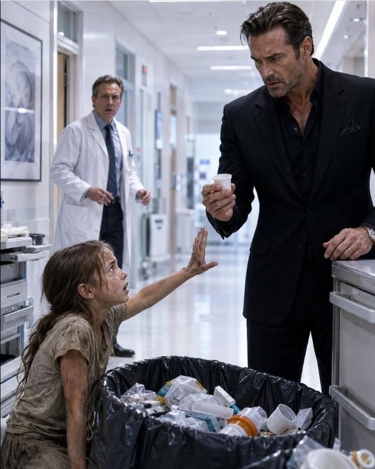 d.A little girl picking through hospital trash warned the mafia boss not to take his medicine and exposed the doctor who killed his father