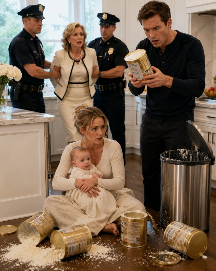 1My Mother-in-Law Gave Us an Expensive Can of Baby Formula. The Moment We Got Home, I Threw It Straight Into the Trash. My Husband Exploded, “I’LL NEVER FORGIVE YOU FOR BEING THIS UNGRATEFUL.” I Looked Him in the Eye and Said, “Take a Closer Look at the Back of the Can.” He Turned It Over... and in an instant, every bit of color drained from his face.