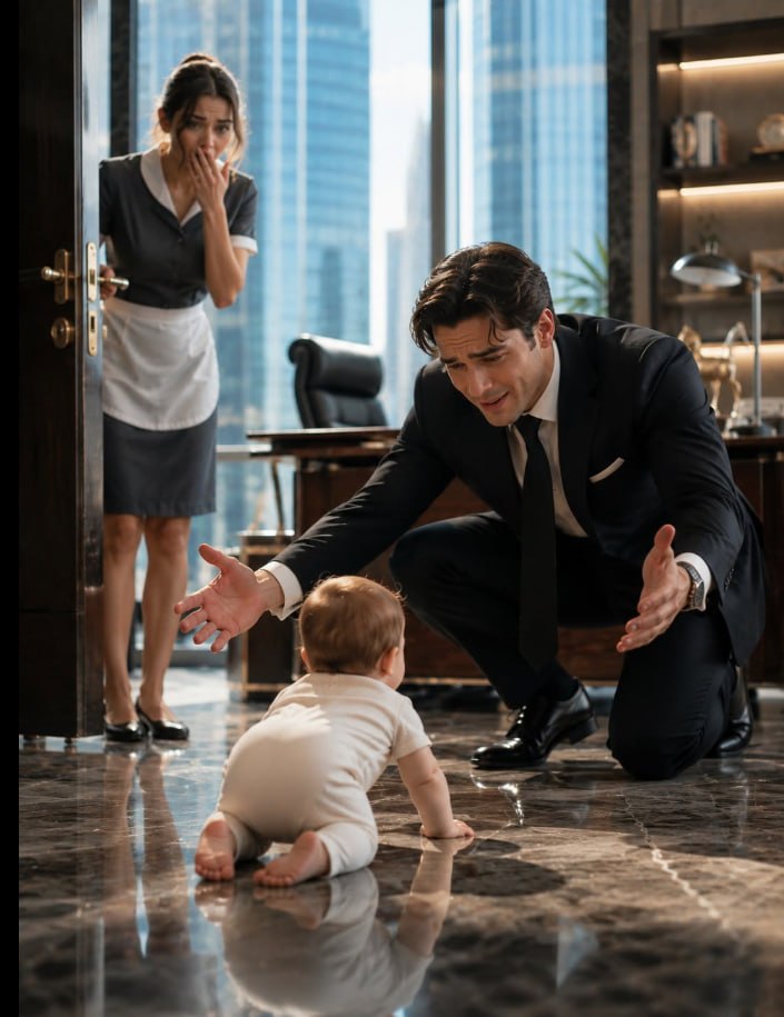 Maid’s Baby Crawled Into The Mafia Boss’s Office — His Unexpected Reaction Left Everyone In Tears