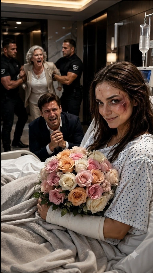 "You deserved it," my husband texted after his mother beat me so badly I ended up bleeding in a hospital bed. Then, he sent a second text by mistake—meant for his mother: "Make sure she signs the house over before the concussion wears off." I didn't cry. I quietly walked out of the hospital. The next morning, they rushed to my room, only to find an empty bed. When they panicked and ran back to our penthouse, my mother-in-law froze...
