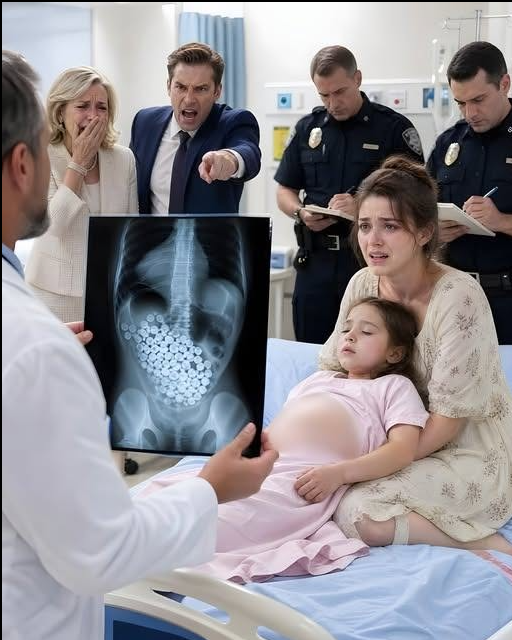 My Little Girl Came Into My Bedroom Sobbing at Two in the Morning, Holding Her Belly: “Mom, There Are Tiny Fish Swimming !nside Me.” At the Emergency Room, They Discovered 36 Magnets, and My Husband Shouted, “What Exactly Did You Do to Her?” I Did Not Argue Back. I Took Out My Cell Phone and Told the Officers to Check the Dining Room Security Camera... Never Imagining Which Family Member Would Show Up on the Screen.