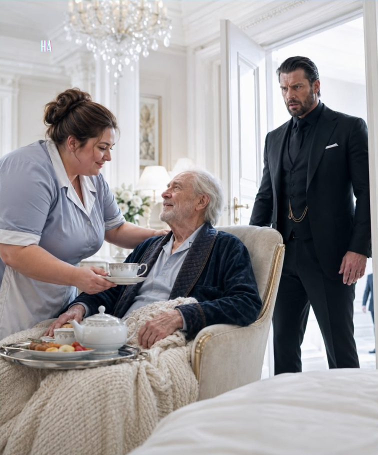 The Plus-Size Maid Treated the Forgotten Old Man Like a King, Then the Most Feared Man in Chicago Walked In and Called Him Dad