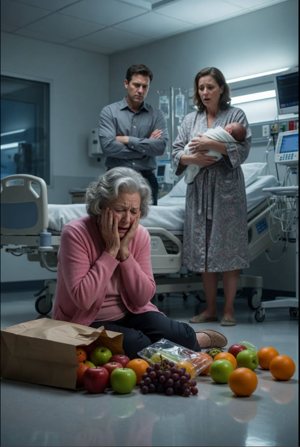 I entered the hospital room eager to meet my newborn grandson, but my daughter-in-law pulled him away. “Stay back, you filthy old woman! You’ll infect my son!”