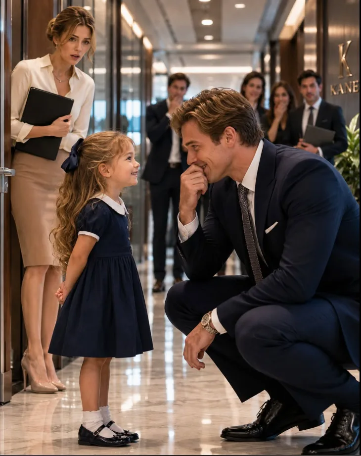 Mia didn’t flinch. She adjusted her grip on Gerald, her stuffed elephant, and looked up at Adrian with the absolute, unfiltered honesty that only a six-year-old could manage.